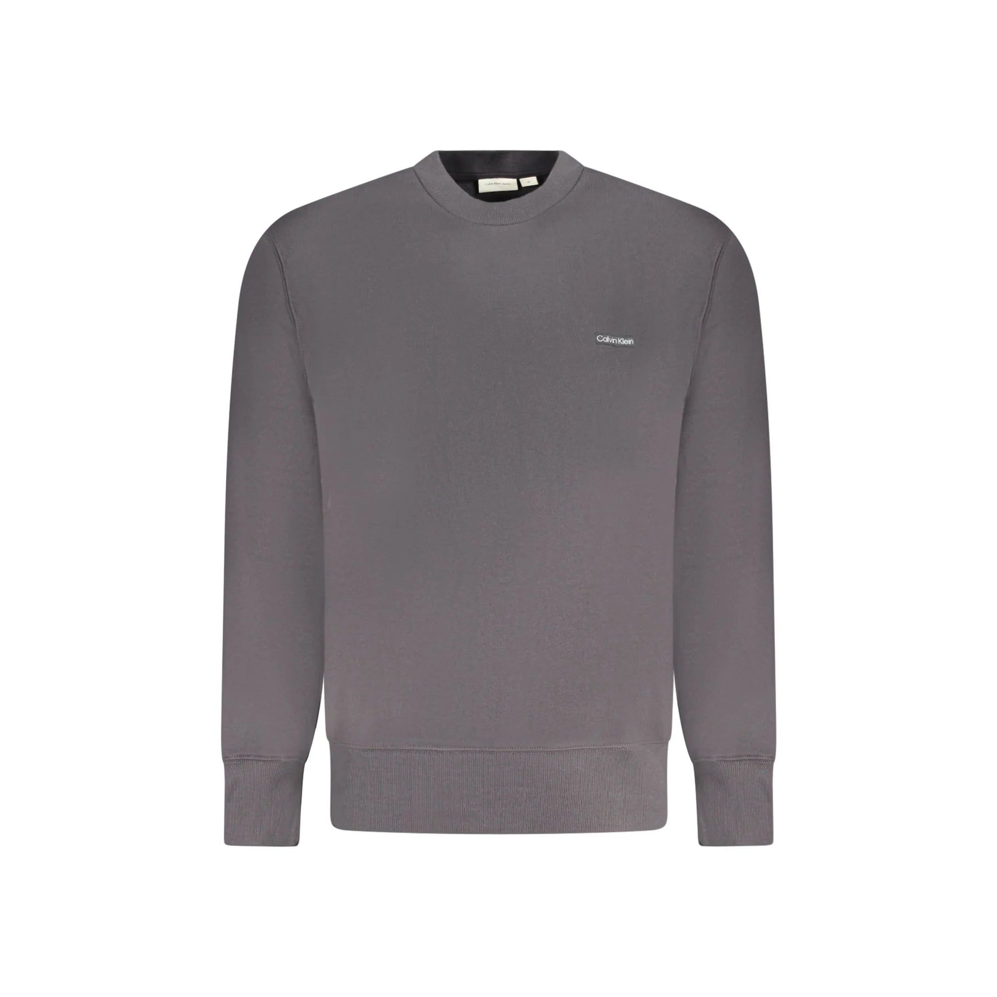 Calvin Klein Felpa Maniche Lunghe Uomo Nera Logo Felpe Nero - foto prodotto